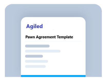 Pawn Agreement Template